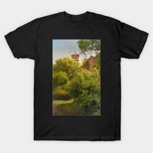 Gardens Below the Palace Walls T-Shirt